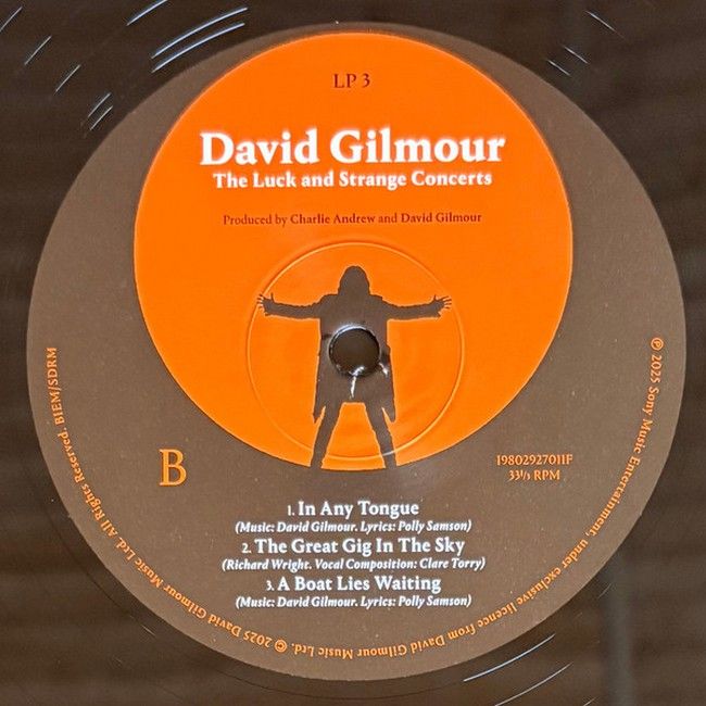 David Gilmour - The Luck and Strange Concerts (4LP, Album, Stereo, Box-Set, Gatefold Sleeve, Slipcase, Vinyl)