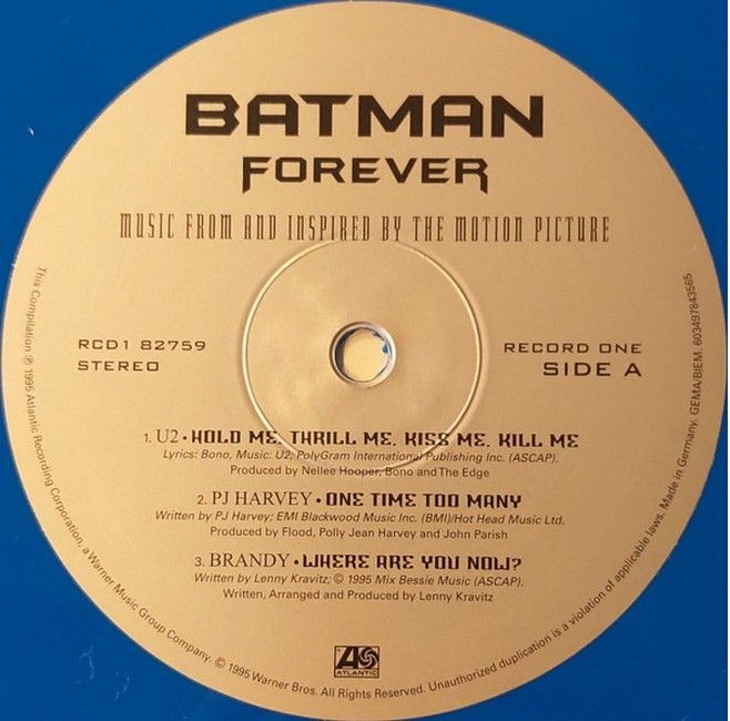Платівка Batman Forever (Music From And Inspired By The Motion Picture)|Бетмен назавжди (музика з фільму та натхненний ним)(2xLP)