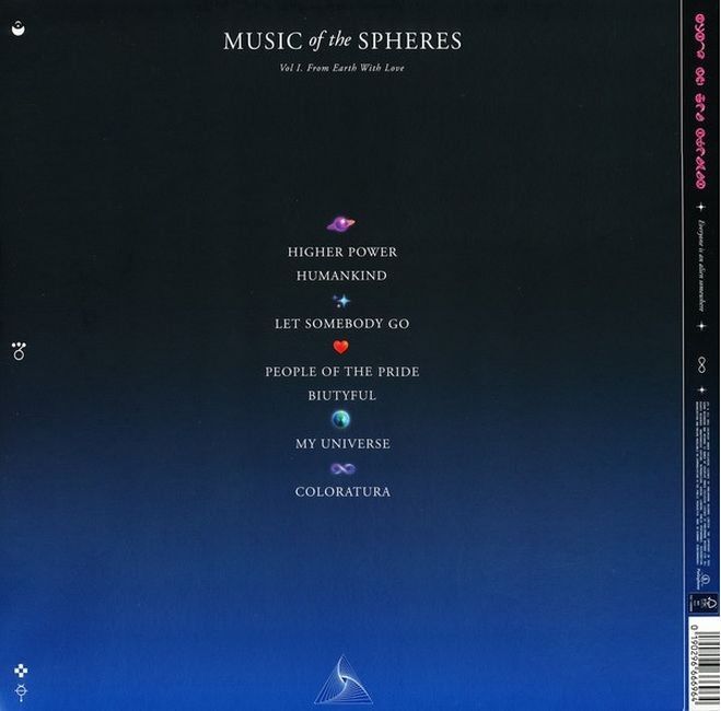 Платівка Coldplay – Music Of The Spheres|Холодна гра-Музика сфер