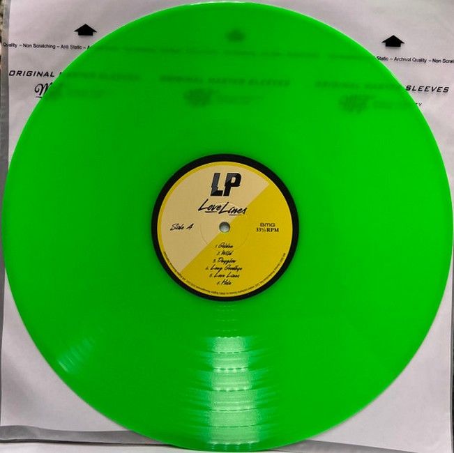 Платівка  L.P. – Love Lines (LP, Green Translucent [Neon Green], Vinyl)|LP-Лінії кохання