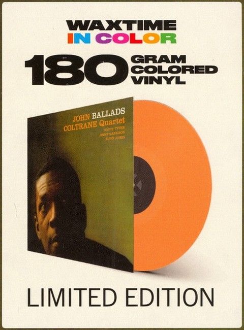 John Coltrane Quartet – Ballads (LP, Album, Limited Edition, Orange Vinyl)
