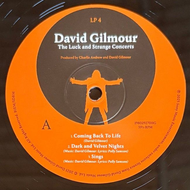 David Gilmour - The Luck and Strange Concerts (4LP, Album, Stereo, Box-Set, Gatefold Sleeve, Slipcase, Vinyl)
