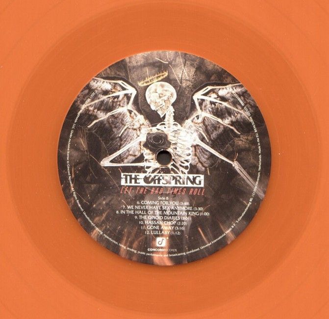 Платівка The Offspring – Let The Bad Times Roll|Потомство-Нехай погані часи котяться(Orange Crush, Gatefold Vinyl)