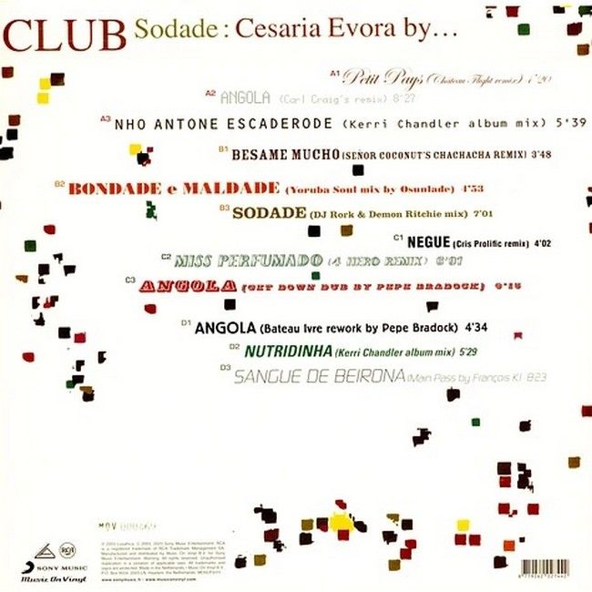 Cesaria Evora – Club Sodade : Cesaria Evora By... (2LP, Compilation, Limited Edition, Numbered, Reissue, Transparent Red Vinyl)