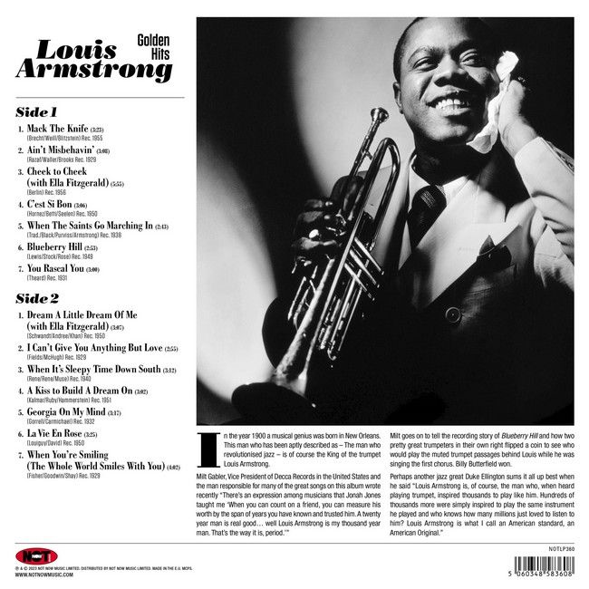 Louis Armstrong - Golden Hits (LP, Compilation, Red Vinyl)