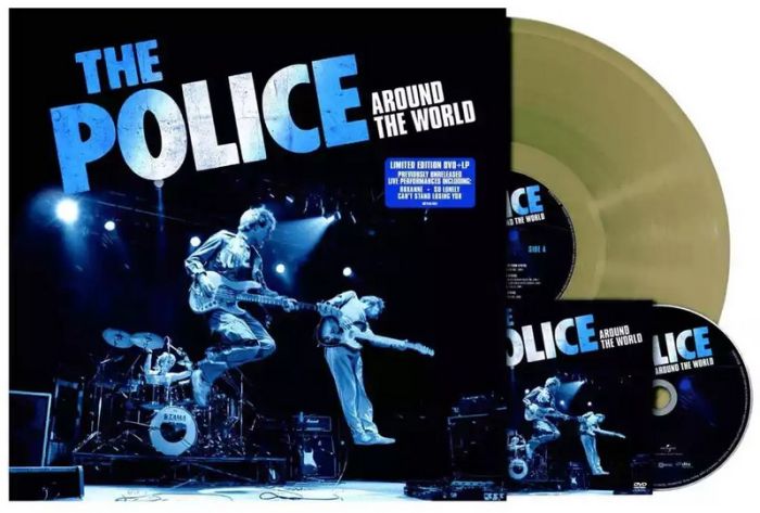 The Police – Around The World (Restored & Expanded) (LP, DVD, Album, Limited Edition, Gold Vinyl)