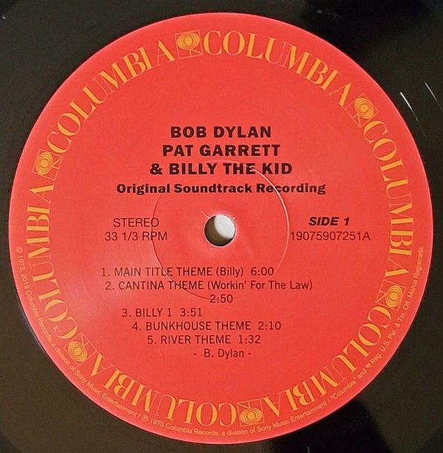 Bob Dylan – Pat Garrett & Billy The Kid - Original Soundtrack Recording (LP, Album, Reissue, Vinyl)