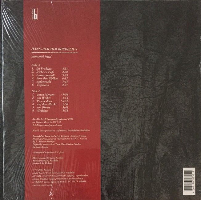 Hans-Joachim Roedelius – Momenti Felici (LP, Album, Reissue, Remastered, Vinyl)