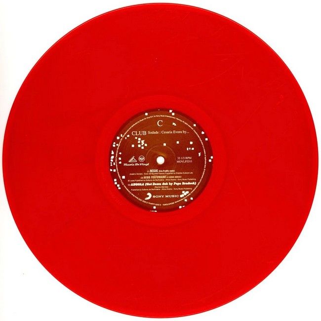 Cesaria Evora – Club Sodade : Cesaria Evora By... (2LP, Compilation, Limited Edition, Numbered, Reissue, Transparent Red Vinyl)