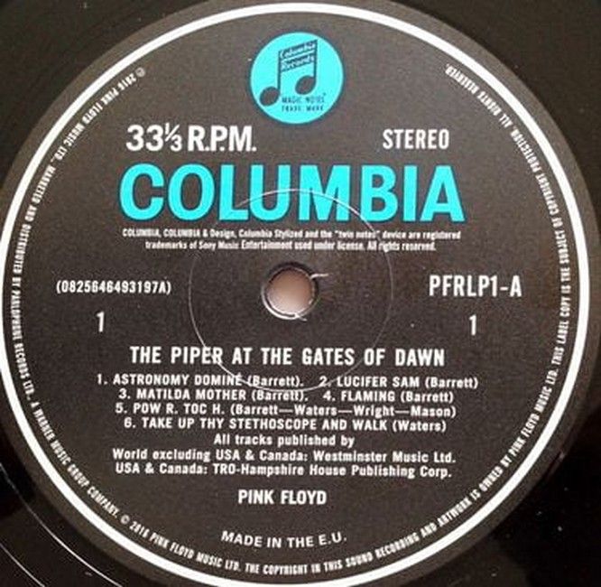 Платівка Pink Floyd – The Piper At The Gates Of Dawn|Пінк Флойд-Сопілкар біля брами світанку