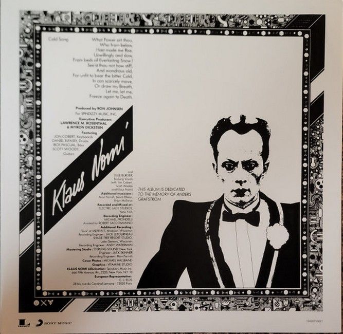 Klaus Nomi – Klaus Nomi ( LP, Album, Reissue, Vinyl)