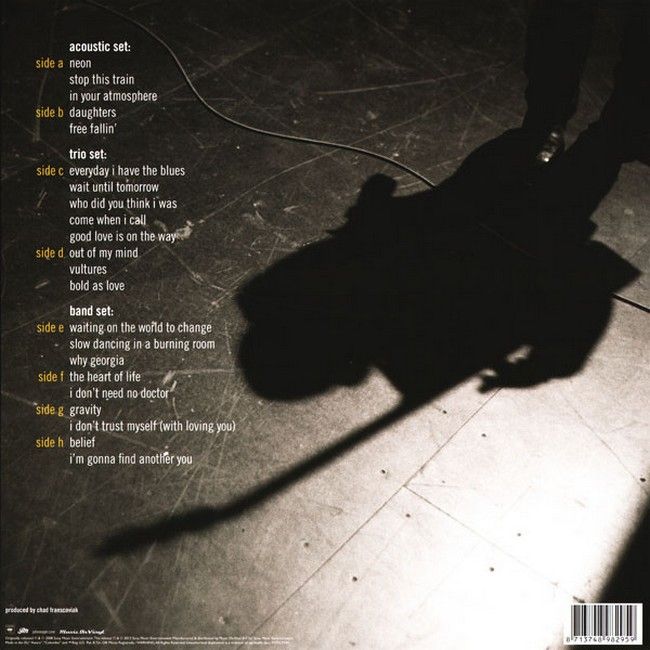 John Mayer – Where The Light Is: John Mayer Live In Los Angeles (4LP, Box-Set, Album, Reissue, Remastered, 180 Gram, Vinyl)