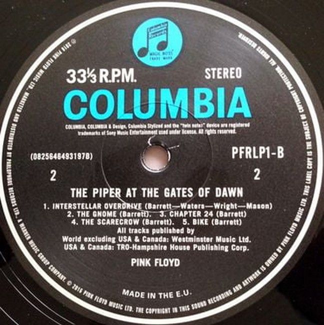 Платівка Pink Floyd – The Piper At The Gates Of Dawn|Пінк Флойд-Сопілкар біля брами світанку