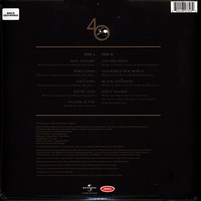 Платівка INXS – Recorded Live At The US Festival 1983 (Shabooh Shoobah)|INXS – запис наживо на фестивалі в США 1983 (Shabooh Shoobah)