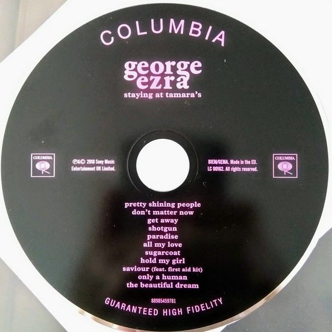 George Ezra – Staying At Tamara's (LP, CD, Album, Vinyl)