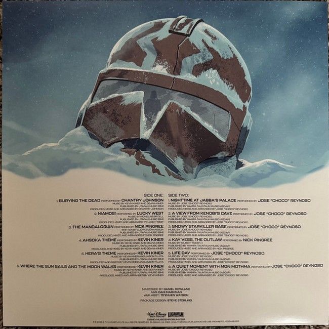 Various - Star Wars Lofi (Music From Vol. 1-3) (LP, Album, Compilation, Limited Edition, Stereo, Translucent Grey With Blue And White Splatter Vinyl)