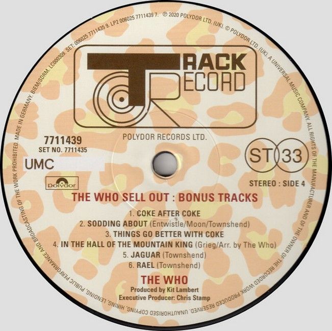 The Who – The Who Sell Out (2LP, Album, Reissue, Remastered, Vinyl)