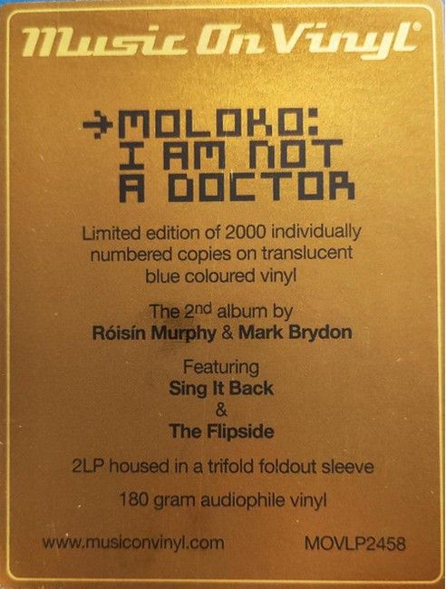 Платівка Moloko – I Am Not A Doctor|Молоко-Я не лікар(2xLP)