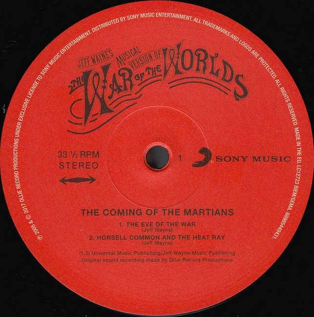Jeff Wayne – Jeff Wayne's Musical Version Of The War Of The Worlds (2LP, Album, Reissue, Gatefold, 180?, Vinyl)