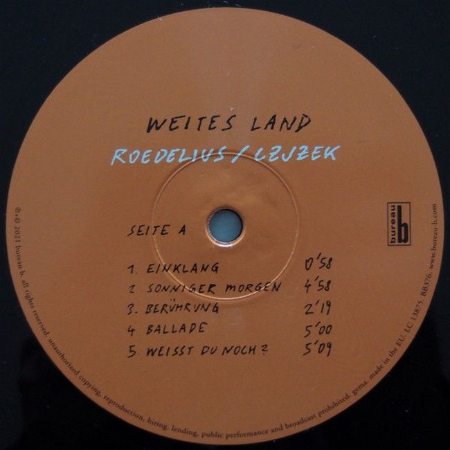 Roedelius/ Czjzek – Weites Land (LP, Album, Reissue, Vinyl)