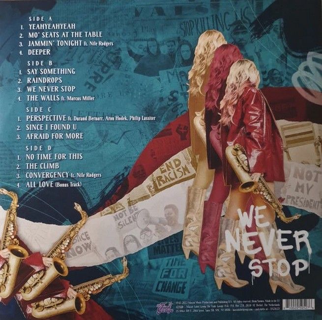 Платівка Candy Dulfer – We Never Stop|Кенді Далфер-Ми ніколи не зупиняємося(2xLP)