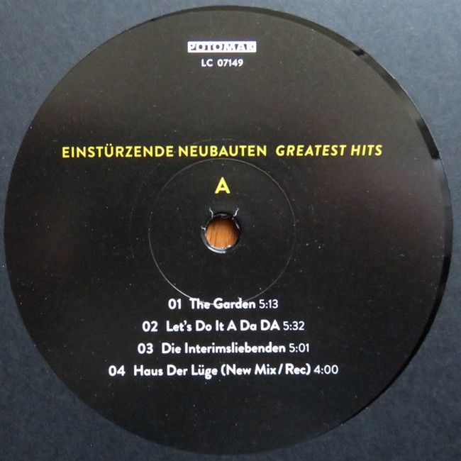 Einsturzende Neubauten – Greatest Hits (2LP, Compilation, Vinyl)