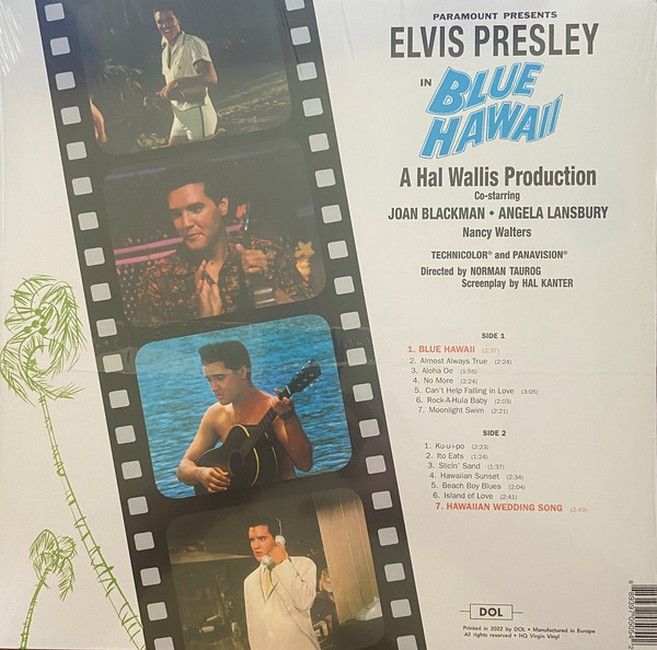 Платівка Elvis Presley – Blue Hawaii|Елвіс Преслі-Блакитні Гаваї