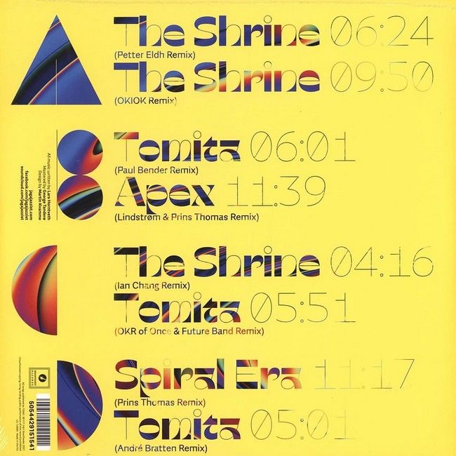 Jaga Jazzist – Pyramid Remix (2LP, Album, Yellow Vinyl)