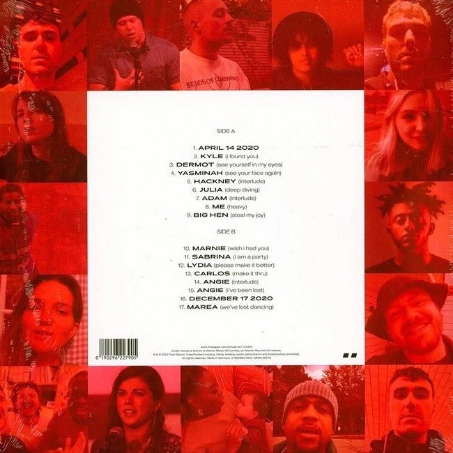 Fred again – Actual Life (April 14 – December 17 2020) (LP, Album, Reissue, Clear Vinyl)