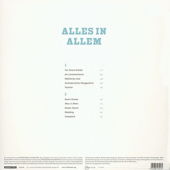 Einsturzende Neubauten – Alles In Allem (LP, Album, Vinyl)