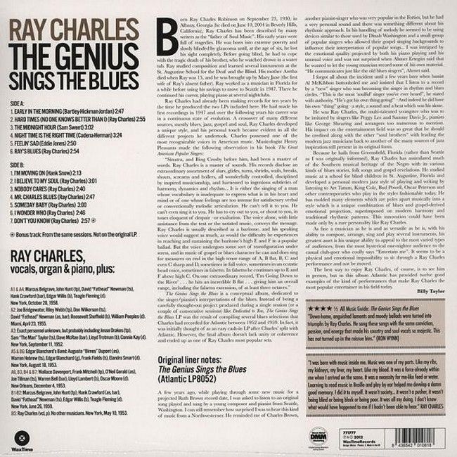 Ray Charles – The Genius Sings The Blues (LP, Album, Reissue, Vinyl)