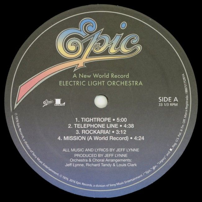 Electric Light Orchestra – A New World Record (LP, Album, Reissue, 180g, Vinyl)