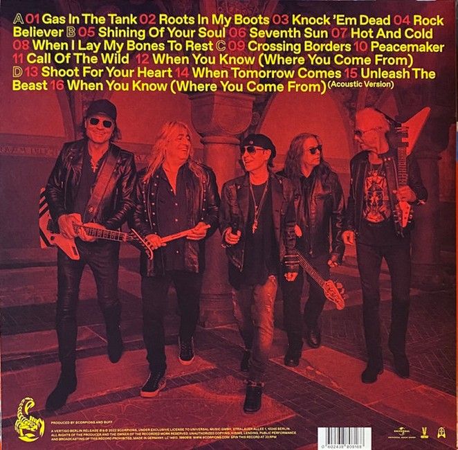 Платівка Scorpions – Rock Believer|Скорпіони-Рок Віруючий(2xLP)