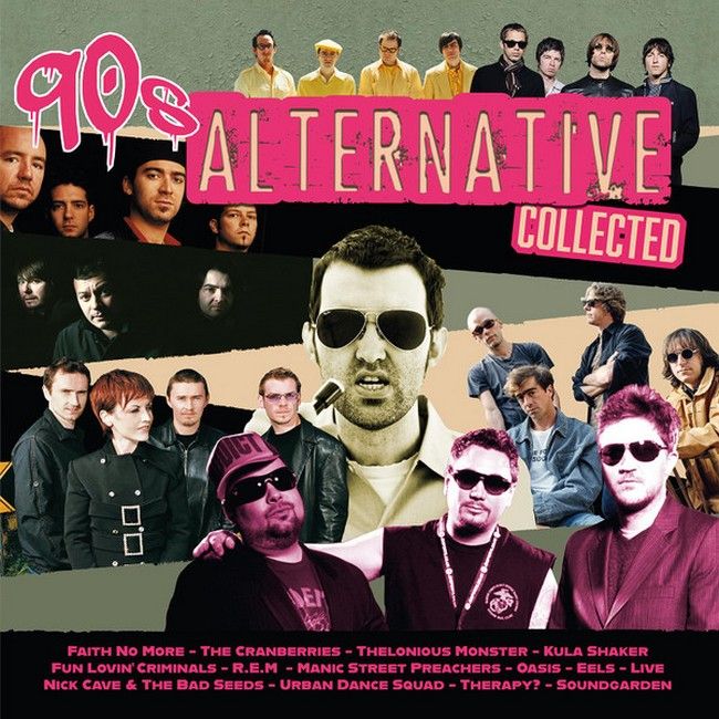 90's Alternative Collected (LP, Limited Edition, Translucent Magenta Vinyl)