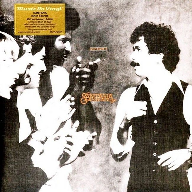 Santana – Inner Secrets (LP, Album, Limited Edition, Numbered, Reissue, Translucent Red Vinyl)