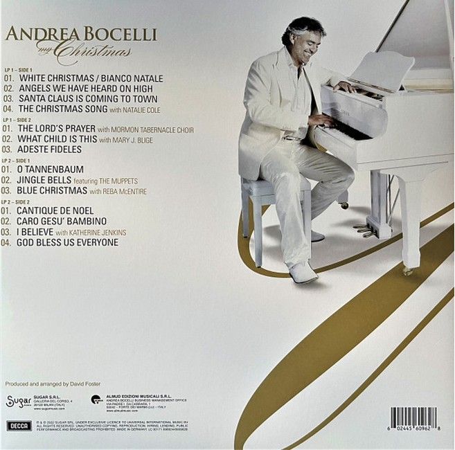 Платівка Andrea Bocelli – My Christmas|Андреа Бочеллі-Моє Різдво(2xLP)