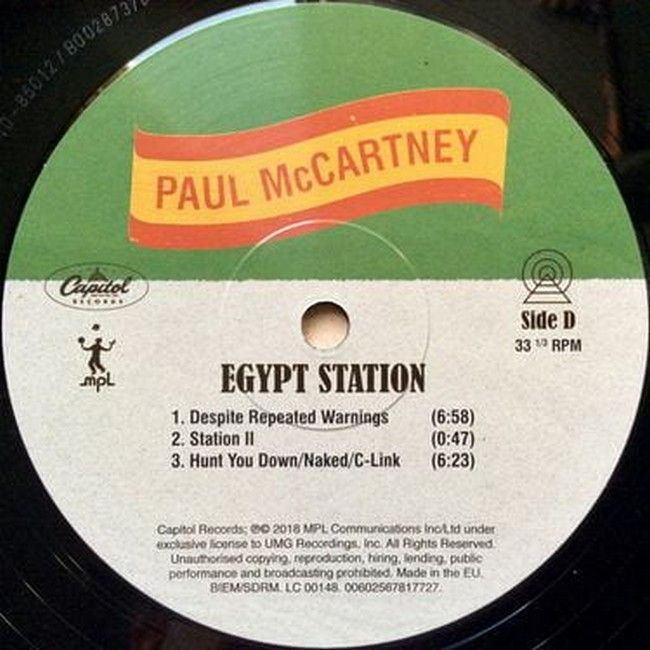 Платівка Paul McCartney - Egypt Station|Пол Маккартні - Єгипетська станція(2xLP)