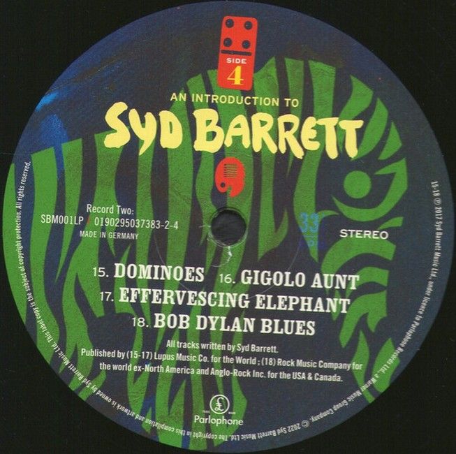 Syd Barrett – An Introduction To Syd Barrett (2LP, Compilation, Repress, Stereo, Vinyl)