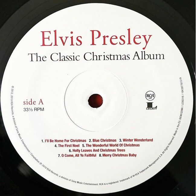 Elvis Presley – The Classic Christmas Album (LP, Compilation, Reissue, Vinyl)
