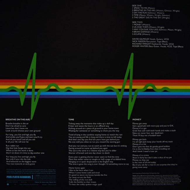 Платівка Pink Floyd – The Dark Side Of The Moon|Пінк Флойд-Темна сторона місяця(перевидання, перероблений, стерео, 50-річчя, 180 грам, вініл)