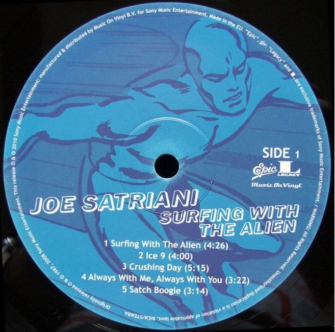 Joe Satriani – Surfing With The Alien (LP, Album, Reissue, Remastered, Vinyl)