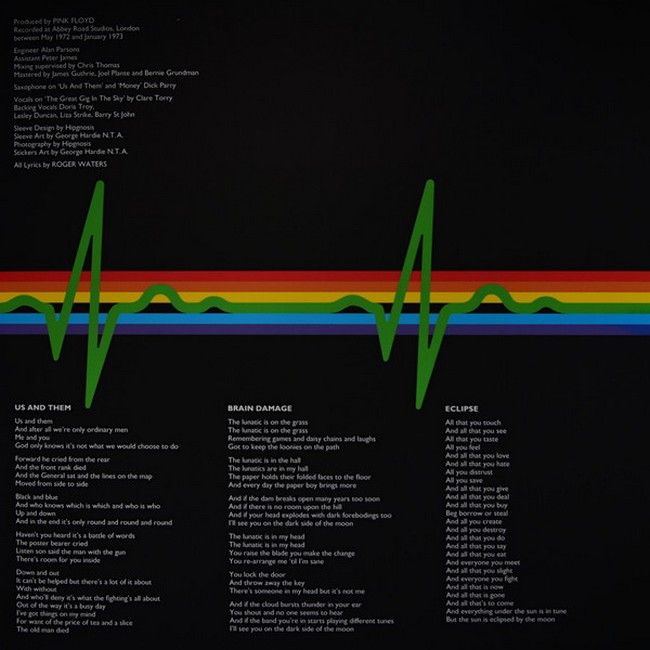 Платівка Pink Floyd – The Dark Side Of The Moon|Пінк Флойд-Темна сторона місяця(перевидання, перероблений, стерео, 50-річчя, 180 грам, вініл)
