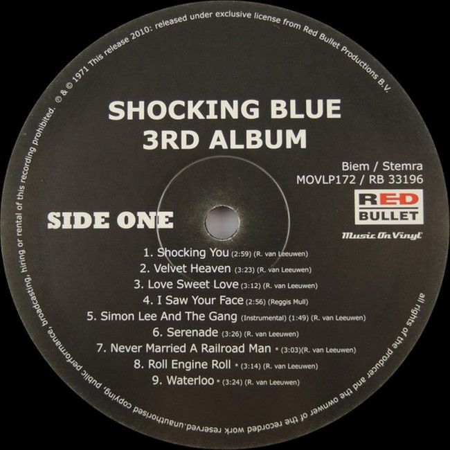Shocking Blue – 3rd Album (LP, Album, Reissue, 180 Gram, Gatefold, Vinyl)