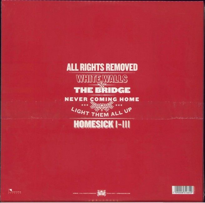 Airbag – All Rights Removed(2LP, Album, Reissue, Remastered, Stereo, Solid Red Vinyl)
