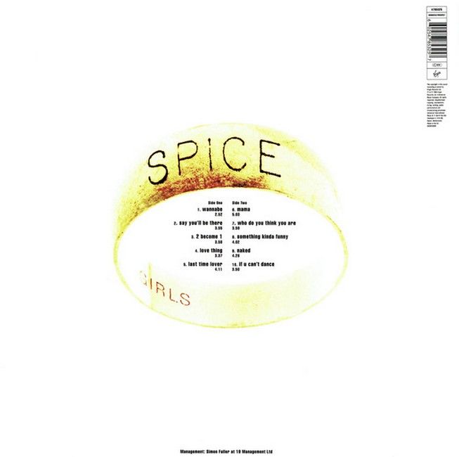 Spice Girls – Spice (LP, Album, Reissue, Remastered, 180 Gram, Vinyl)