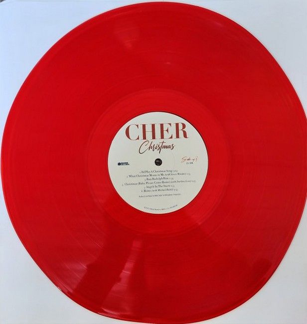 Cher – Christmas (LP, Album, Ruby Red Vinyl)