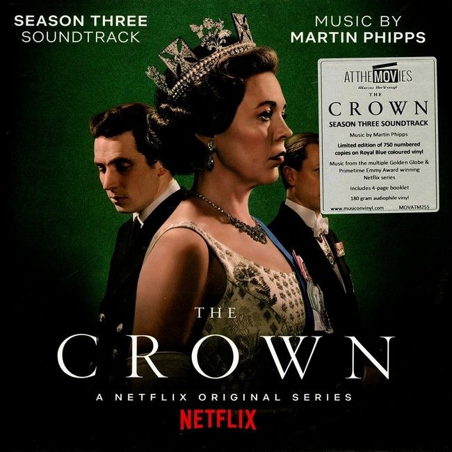 Платівка Martin Phipps – The Crown, Season Three Soundtrack (A Netflix Original Series)|Мартін Фіппс – Корона, саундтрек третього сезону (Оригінальний серіал Netflix)