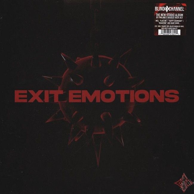 Платівка Blind Channel – Exit Emotions|Сліпий канал-Вихід Емоції(Red [Transparent] With Black Marble Vinyl)