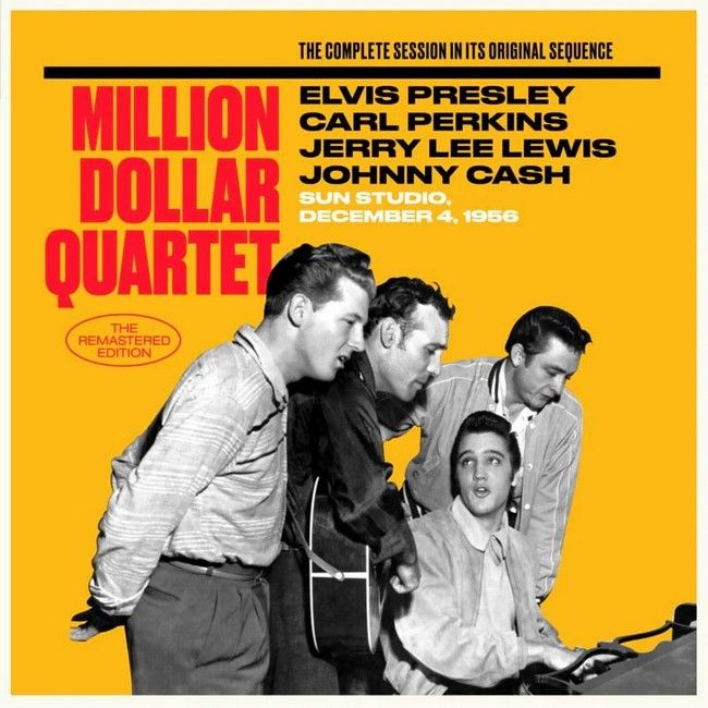 Elvis Presley, Carl Perkins, Jerry Lee Lewis, Johnny Cash – Million Dollar Quartet (The Complete Session In Its Original Sequence) (2LP, Album, Remastered, Vinyl)