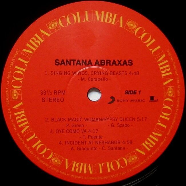 Santana – Abraxas (Vinyl, LP, Album, Reissue, Remastered, 180 Gram, Gatefold)